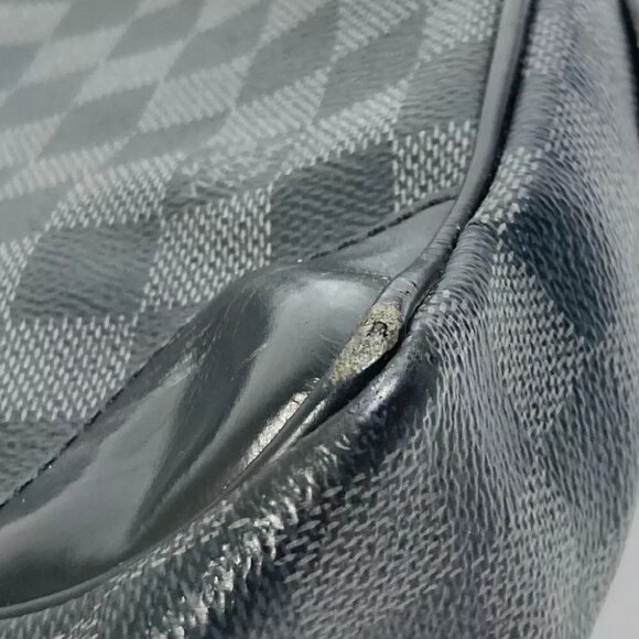 LOUIS VUITTON N41125 Damier Graphite Porto Document Voyage PDV Hand Bag Black - Picture 2 of 14